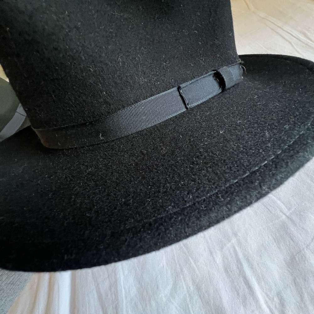 Black Wool Hat